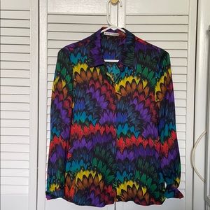 Alice and Olivia Blouse - Willa Placket